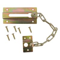 safety door chain, nickel plated, 75 mm