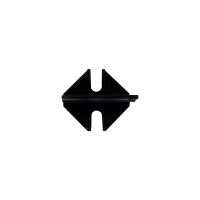 TOPTRADE leveling retaining clip, th. 1mm, leveling height 3 - 12mm / 100pcs (6)