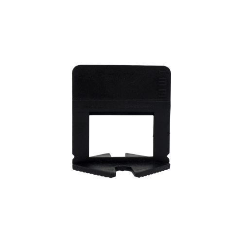 TOPTRADE leveling retaining clip, th. 1mm, leveling height 3 - 12mm / 100pcs