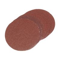 TOPTRADE sandpaper,grain 100,packing 10pcs,  O 115 mm