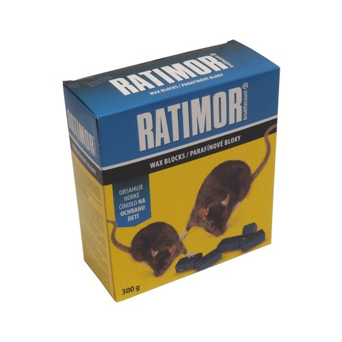 paraffin bait RATIMOR BRODIFACOUM, 300 g