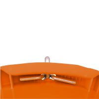 TOPTRADE plastic container, extra strong, orange, 40 l, with TÜV/GS certification (4)