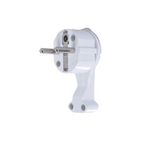 angle plug, low profile from the wall, IP20, white (4)