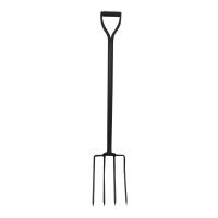 TOPTRADE digging fork, straight metal shaft &quot;Y&quot;