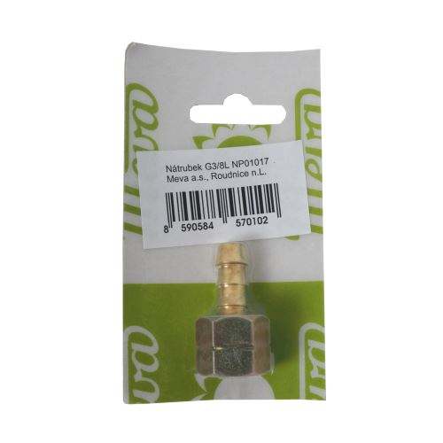 PB nozzle and nut,  O 8 mm, 3/8"