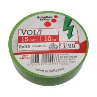 electrical insulating tape, green, 15 mm x 10 m