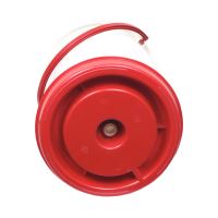 TOPTRADE plastic bucket drinker, with a float, for hen, 18 L (9)