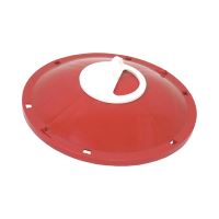 TOPTRADE plastic bucket drinker, on a base, for poultry,  6,0 L (7)