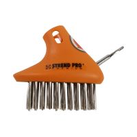 &quot;Multi-lock&quot; steel brush, without handle, for pavement