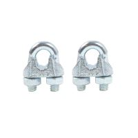 rope clip, galvanized, pack of 2 pcs, 6 mm