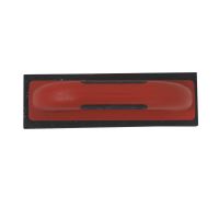 TOPTRADE ABS trowel, microrubber, slatted, PROFESSIONAL, 220 x 65 x 8 mm (2)