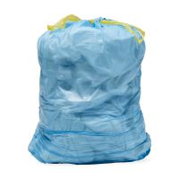 TOPTRADE waste bag, package 10 pcs, 25 µm, with rope, 60 l (4)