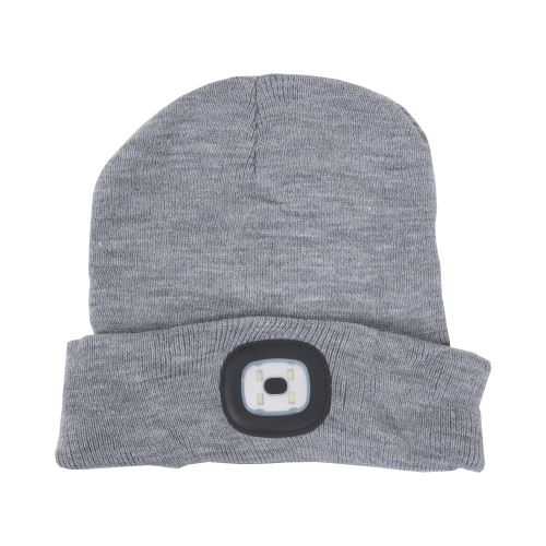 cap LED, size L, with LED light, gray