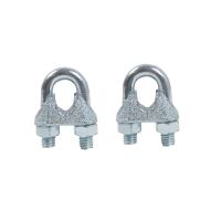 rope clip, galvanized, pack of 2 pcs, 10 mm