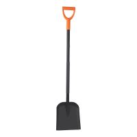 TOPTRADE shaped shovel, metal handle, welded, shaped profile, length 1200mm, Profi (1)