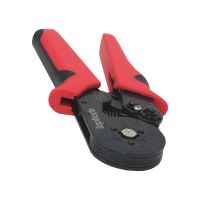 TOPTRADE crimping pliers, for cable end connectors, set of 1 800 pcs (5)