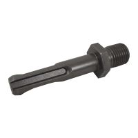 TOPTRADE wood splitting screw, 2 x adaptor 65 mm, SDS+ and hexagon, 32 x 90 mm (8)