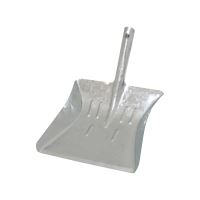 TOPTRADE dustpan, galvanized, wide, 345 x 220 mm