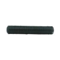 TOPTRADE mesh welded, plastic coated, green, 13 / 0.8 mm, 500 mm x 25 m (2)