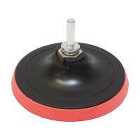 TOPTRADE backing pad , with velcro,M14, stalk 8 mm, O 125 mm