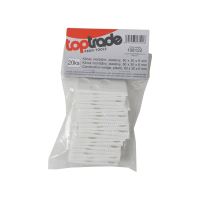 TOPTRADE mounting wedge, plastic, set of 20 pcs., 60 x 30 x 6 mm (1)