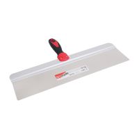 TOPTRADE stainless steel scraper, round edges, dural frame, 500 mm (1)