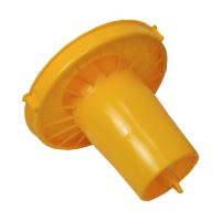 TOPTRADE plastic tube feeder, for poultry, 10,5 L (4)