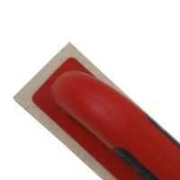 TOPTRADE ABS trowel, white felt, slatted, PROFESSIONAL, 220 x 65 x 8 mm (1)