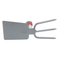 TOPTRADE flat hoe - trident, PP handle, length 29 cm (5)
