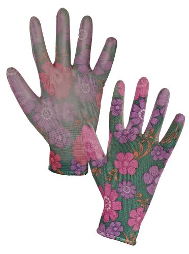 gloves LEIVA, dipped in polyurethane, size 8