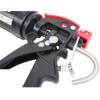 TOPTRADE extrusion gun, with recoil and dosing switch, 310 ml (7)