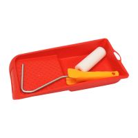 Kanaporen varnishing set, with tub, roller and handle, 100 mm / O 6 mm
