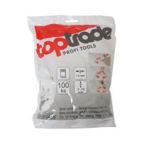 TOPTRADE leveling retaining clip, th. 1,5mm, leveling height 3 - 12mm / 100pcs (5)