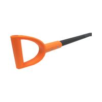 TOPTRADE rescue shovel, metal handle, welded, shaped profile, length 710mm, Profi (2)